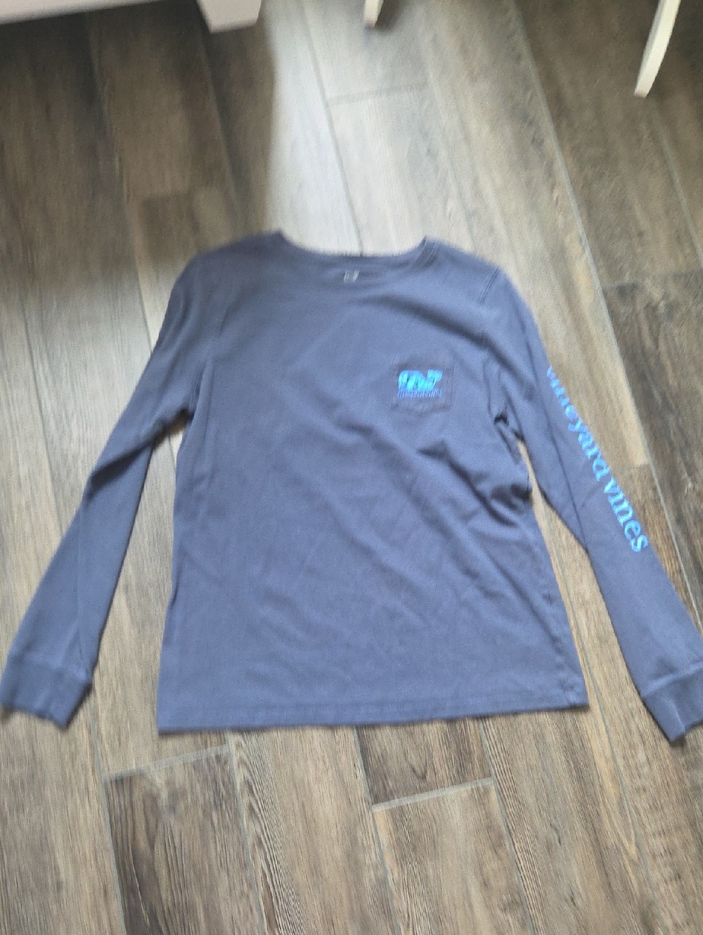 Vineyard Vines Kids Long-Sleeve Tee in Navy